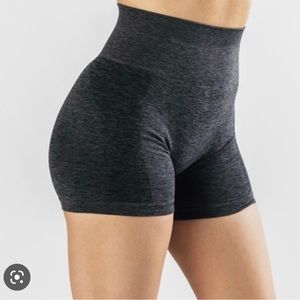 Alphalete amplify shorts- powder grey